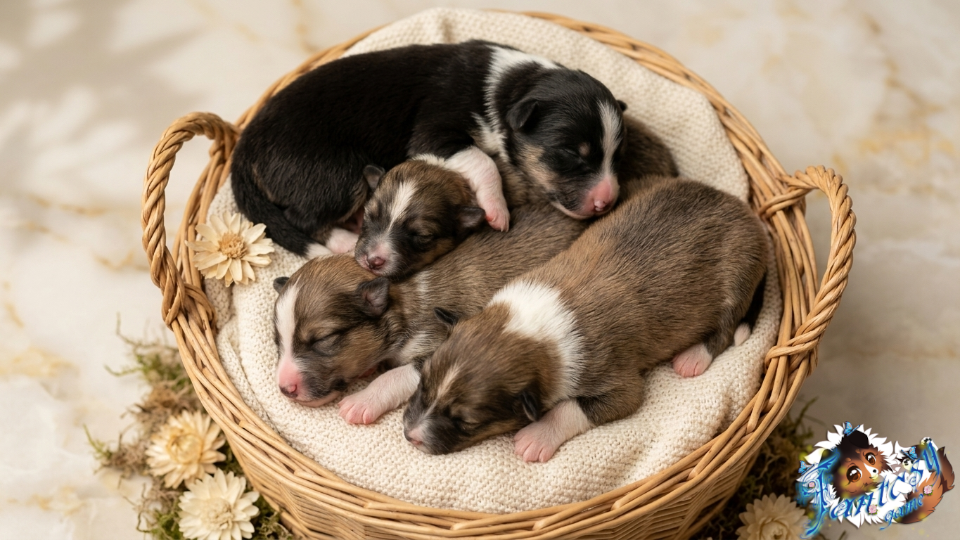 Chiot Shetland Sheepdog Du Fantasy Game